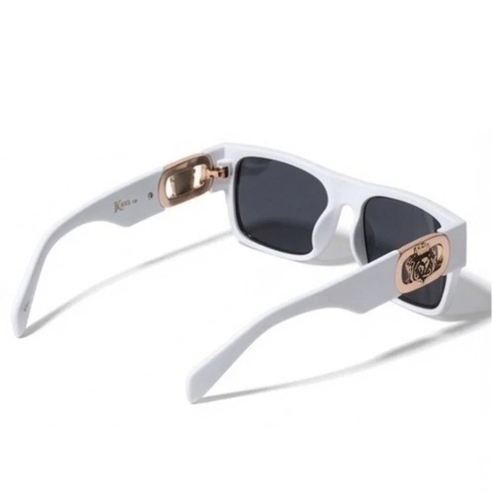 Sunglasses Men Summer Festival Rap Fashion Modern Greek Key Lion Medallion 2026